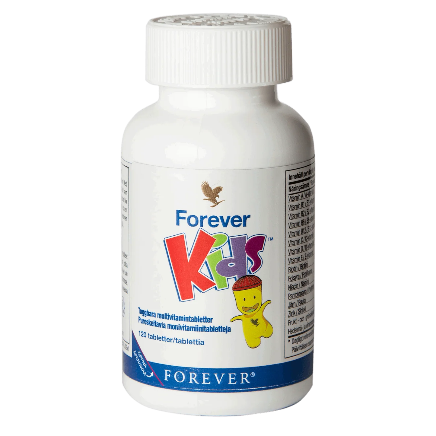 Chewable multivitamins with essential nutrients to support children's health and development