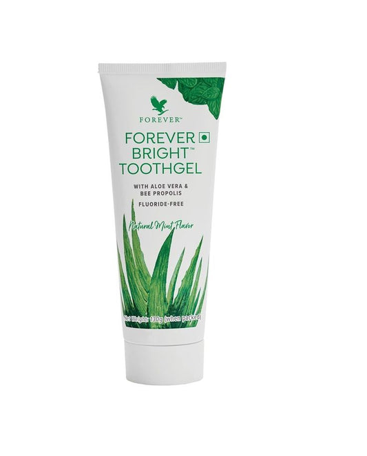 Fluoride-free toothpaste with aloe vera and bee propolis for daily dental care