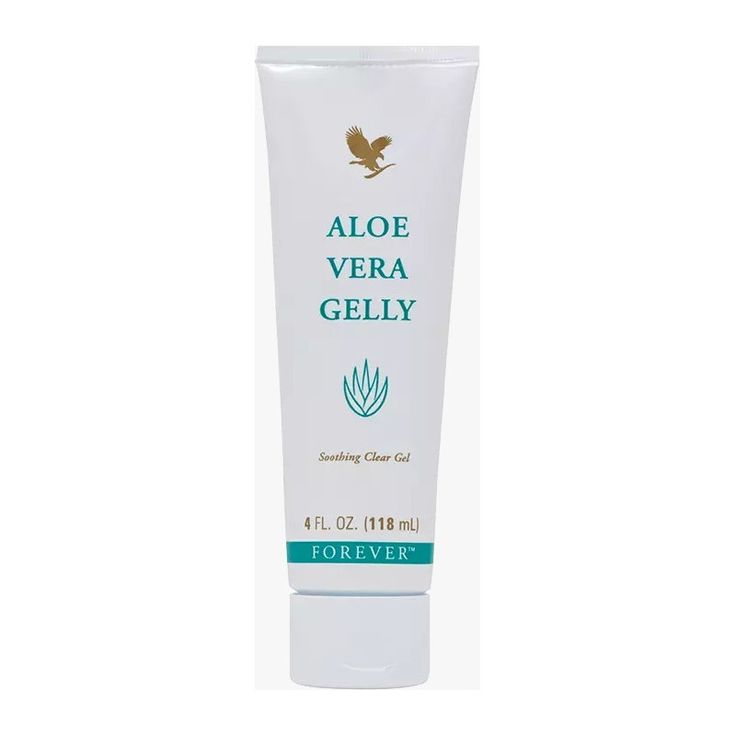  Soothing transparent gel with pure aloe vera for skin repair