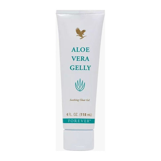  Soothing transparent gel with pure aloe vera for skin repair