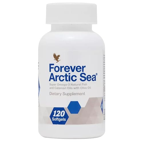 Omega-3 supplement with EPA and DHA from fish and calamari oils for heart, joint, eye, and brain health