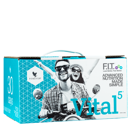  5-in-1 supplement program designed to promote balanced nutrition for a healthy lifestyle